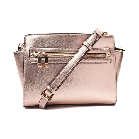 Women's Rose Gold Crossbody Bags 